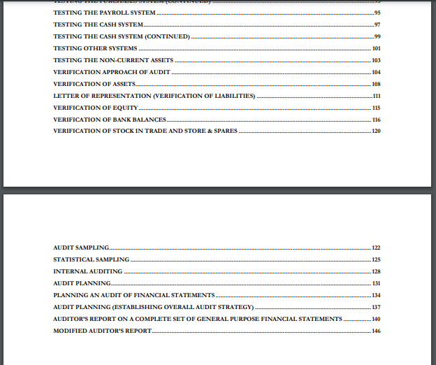 ACC311/FUNDAMENTALS OF AUDITING AN INTRODUCTION lesson handouts pdf