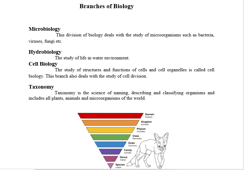 BIO101/ Virtual University Handouts Download Pdf