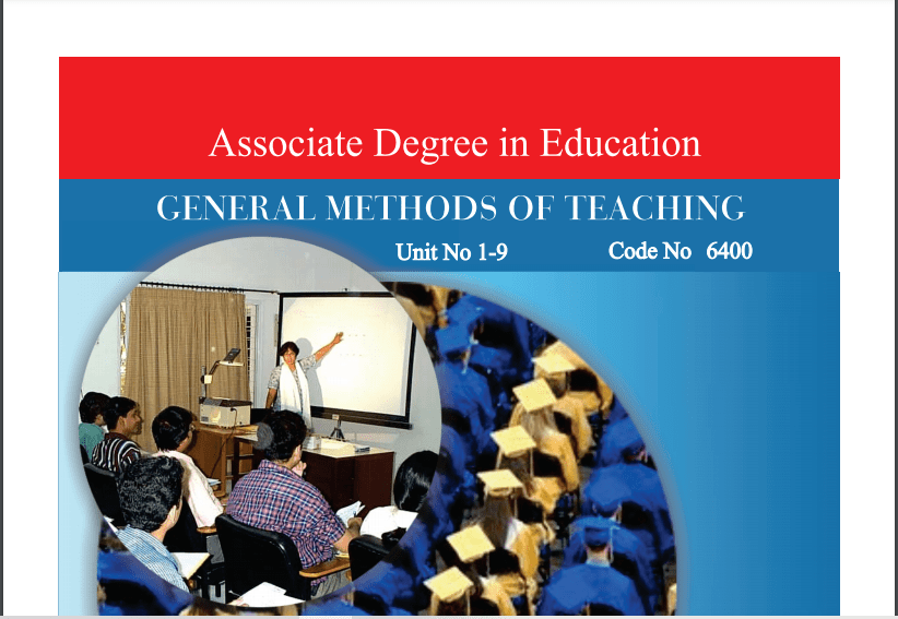 6400/GENERAL METHODS OF TEACHING AIOU B.ED Book Download