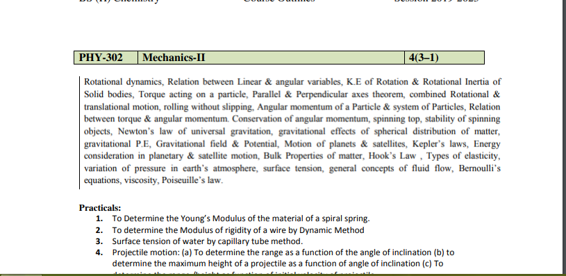 PHY-302 Mechanics-II GCUF Book Download pdf