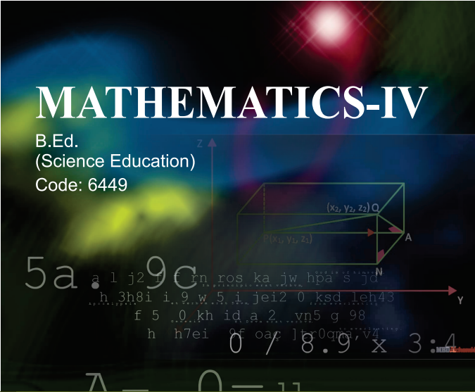 6449/MATHEMATICS-IV AIOU B.ED Book Download 