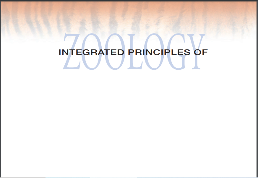 ZOL-402/Animal Form & Function Book Pdf Download